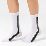 Stripe Long Socks White